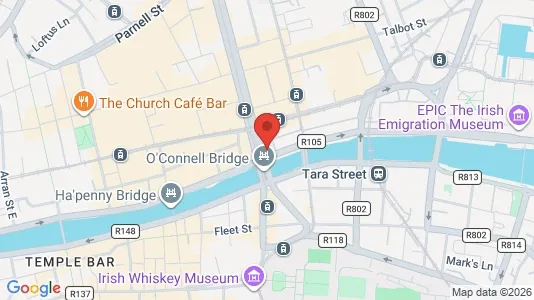 Lokale biurowe Do wynajęcia i Dublin 1 - kort over placeringen