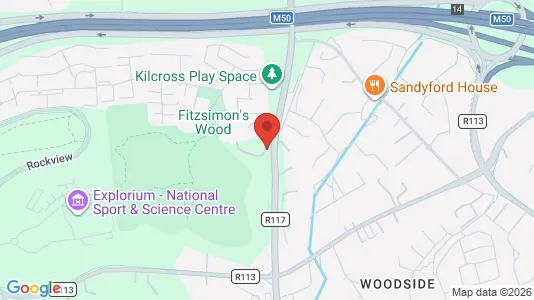 Lokale biurowe Do wynajęcia i Dublin 18 - kort over placeringen