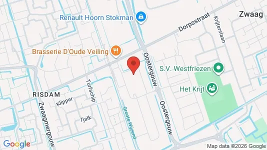 Lokaler til leie i Hoorn - kort over placeringen