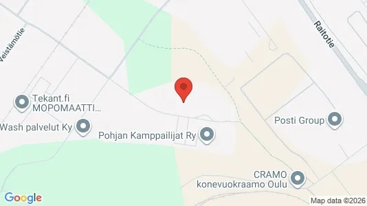 Nieruchomości przemysłowe Do wynajęcia i Oulu - kort over placeringen
