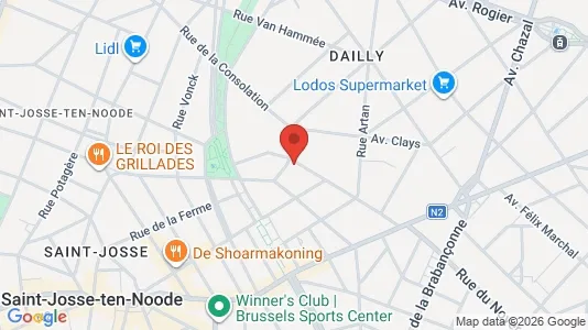 Gewerbeflächen zur Miete i Brüssel Schaarbeek - kort over placeringen