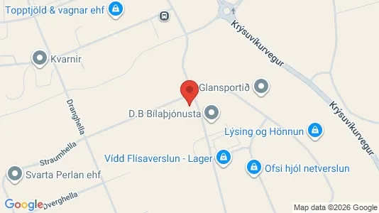 Lokaler til leie i Hafnarfjörður - kort over placeringen