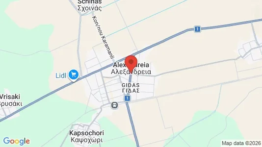 Sklepy Do wynajęcia i Alexandreia - kort over placeringen
