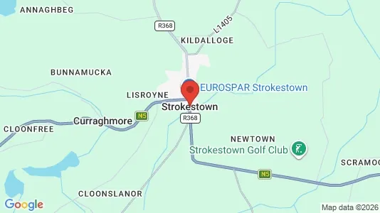 Lokaler til leie i Strokestown – Bilde fra Google Street View
