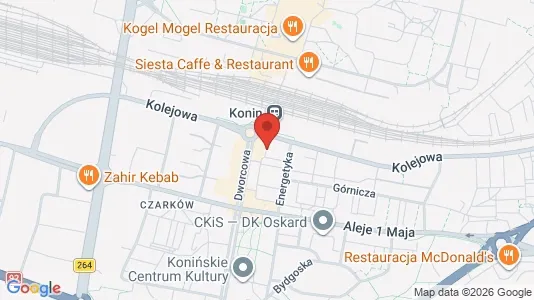 Kantorruimte te huur i Konin - Foto uit Google Street View