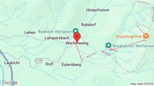 Gewerbeflächen zum Kauf i Werfenweng – Foto von Google Street View