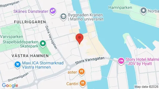 Kontorslokaler för uthyrning i Malmö Centrum – Foto från Google Street View