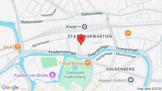 Kontorlokaler til leje i Breda - Foto fra Google Street View