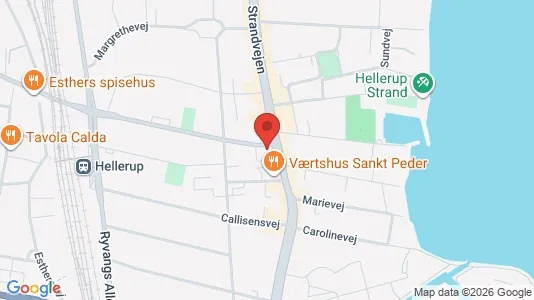 Lokale biurowe Do wynajęcia i Hellerup - kort over placeringen