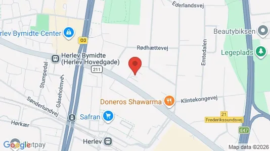 Magazyny Do wynajęcia i Herlev - kort over placeringen