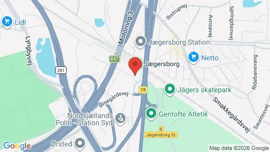 Lokale biurowe Do wynajęcia i Gentofte - kort over placeringen