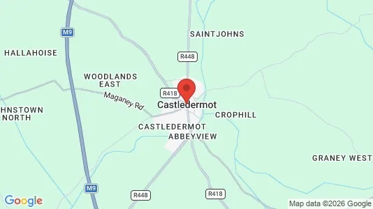 Butikklokaler til leie i Castledermot – Bilde fra Google Street View