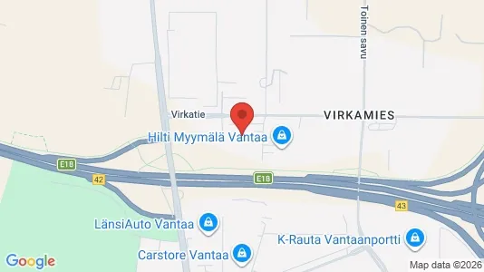 Varastot Vuokrattavana i Vantaa - Kuva Google Street Viewstä