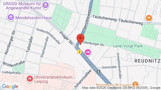 Kontorlokaler til leje i Leipzig - Foto fra Google Street View