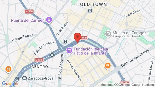 Gewerbeflächen zur Miete i Zaragoza – Foto von Google Street View