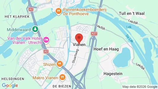 Butikslejemål til salg i Vianen - Foto fra Google Street View
