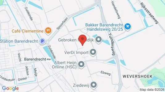 Företagslokaler för uthyrning i Barendrecht – Foto från Google Street View