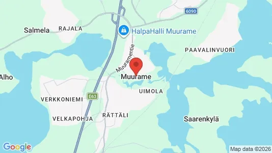 Lokaler til leje i Muurame - kort over placeringen