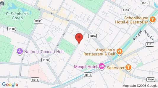 Lokale biurowe Do wynajęcia i Dublin 2 - kort over placeringen
