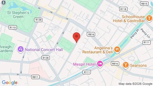 Toimistotilat Vuokrattavana i Dublin 2 - Kuva Google Street Viewstä