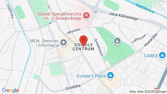 Kontorslokaler för uthyrning i Nowosądecki - kort over placeringen