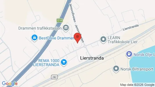 Lokale biurowe Do wynajęcia i Lier - kort over placeringen