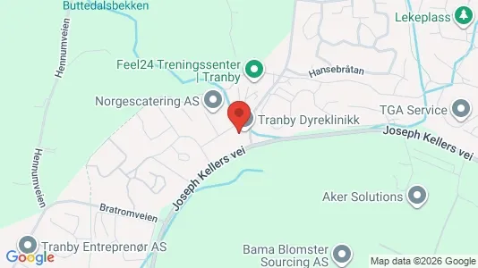Lokale biurowe Do wynajęcia i Lier - kort over placeringen