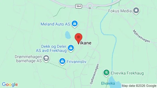 Kontorlokaler til leje i Meland - Foto fra Google Street View