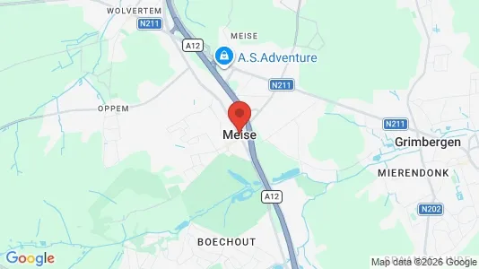 Lokale biurowe Do wynajęcia i Meise - kort over placeringen