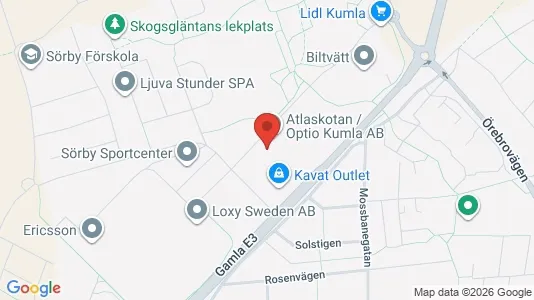 Gewerbeflächen zur Miete i Kumla - kort over placeringen
