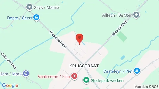 Lager zum Kauf i Kortemark - kort over placeringen