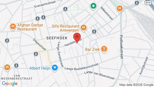 Lokaler til salg i Stad Antwerp - kort over placeringen