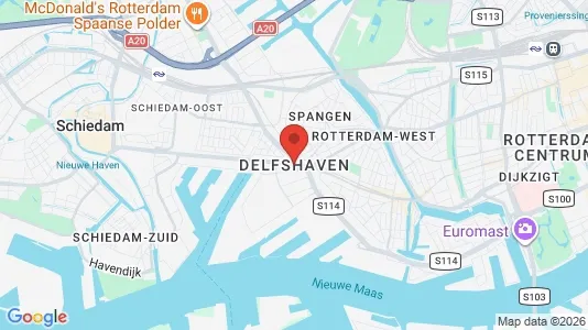 Butikslejemål til leje i Rotterdam Delfshaven - Foto fra Google Street View