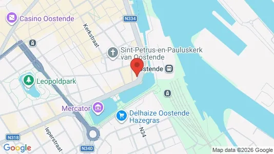 Lokaler til leje i Oostende - Foto fra Google Street View