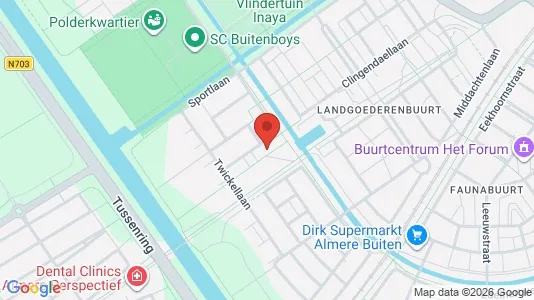 Nieruchomości komercyjne Na sprzedaż i Almere - kort over placeringen