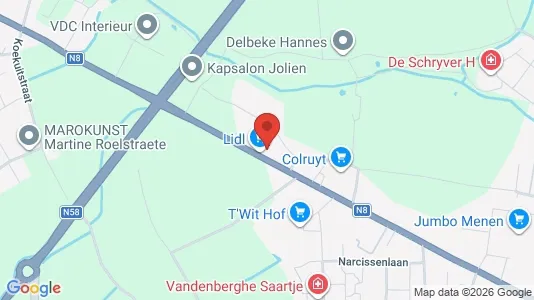 Nieruchomości komercyjne Do wynajęcia i Wervik - kort over placeringen