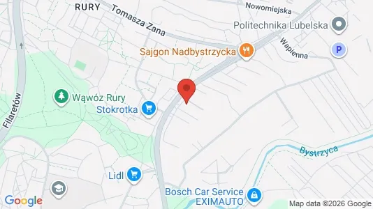 Nieruchomości komercyjne Do wynajęcia i Lublin - kort over placeringen