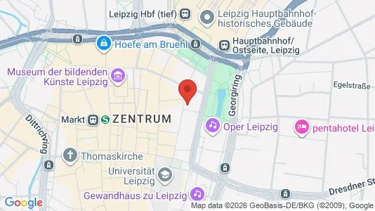 Kontorlokaler til leje i Leipzig - Foto fra Google Street View