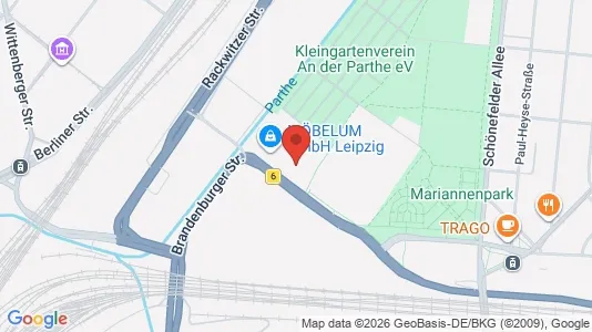 Lokale biurowe Do wynajęcia i Leipzig - kort over placeringen