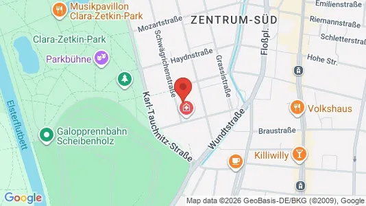 Espacios de oficina En alquiler i Leipzig - kort over placeringen