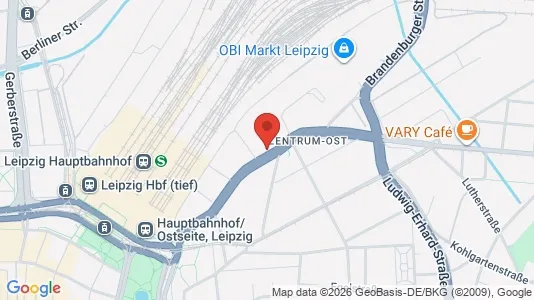 Kontorlokaler til leje i Leipzig - Foto fra Google Street View