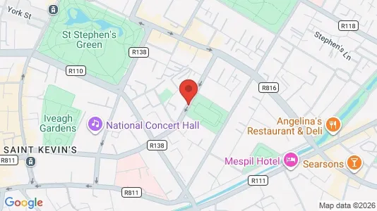 Kantorruimte te huur i Dublin 2 - kort over placeringen