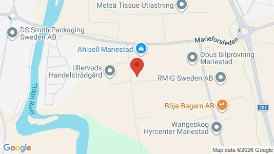 Lokaler til salg i Mariestad - kort over placeringen
