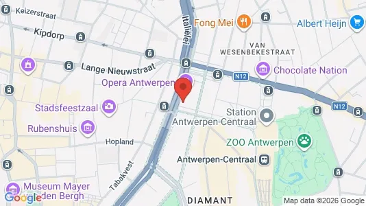 Kontorlokaler til leje i Stad Antwerp - Foto fra Google Street View
