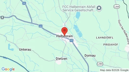 Nieruchomości komercyjne Na sprzedaż i Halbenrain - kort over placeringen