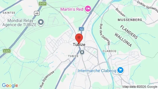 Kontorlokaler til leje i Tubeke - kort over placeringen