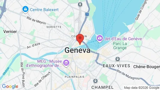 Restaurantes En alquiler i Geneva Cité - kort over placeringen
