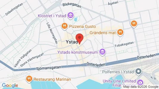 Lokaler til leie i Ystad – Bilde fra Google Street View