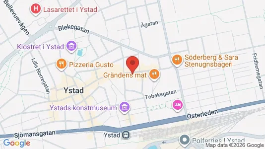 Liikekiinteistöt Vuokrattavana i Ystad - Kuva Google Street Viewstä