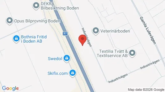 Propiedades industriales En alquiler i Boden - kort over placeringen